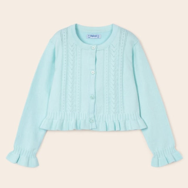 Knit Cardigan - Aqua