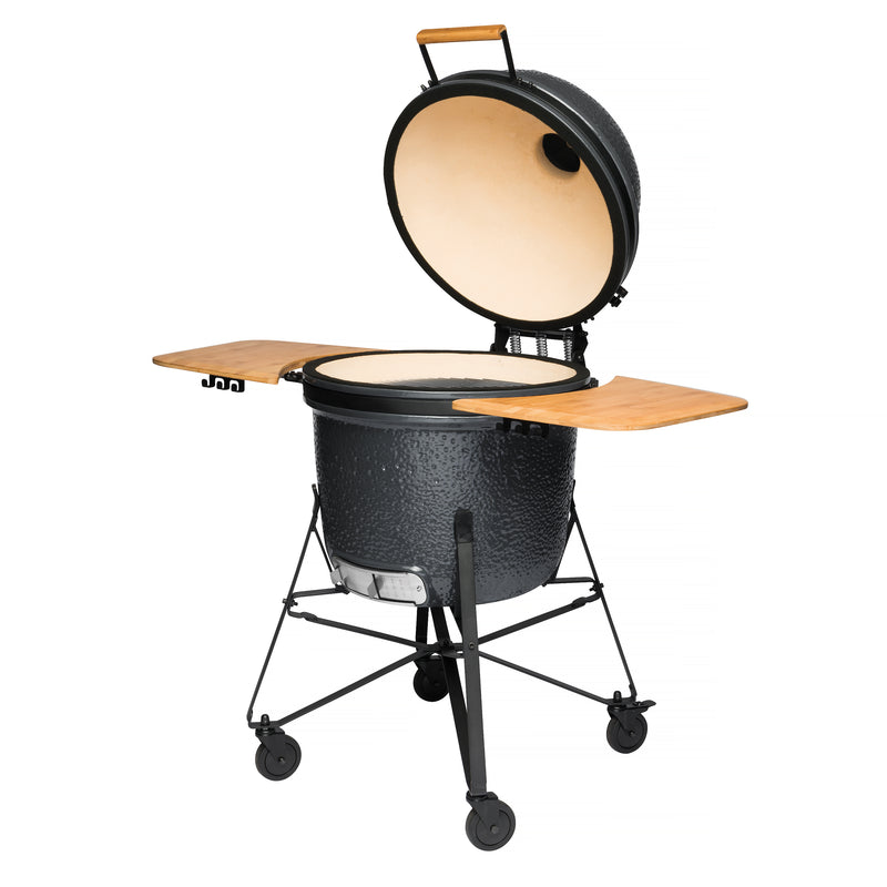 Ron Ceramic Bbq & Oven - Grey Large/23"